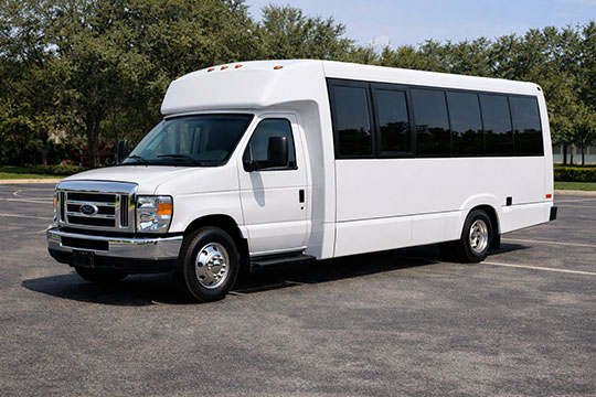 18-passenger minibus available for charter in Orem, UT